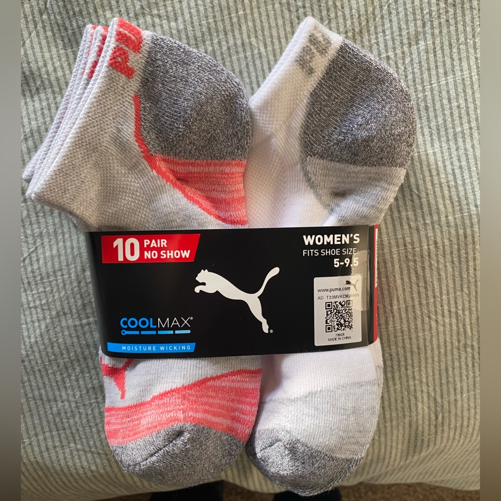 Puma No-Show Socks - Pack of 10